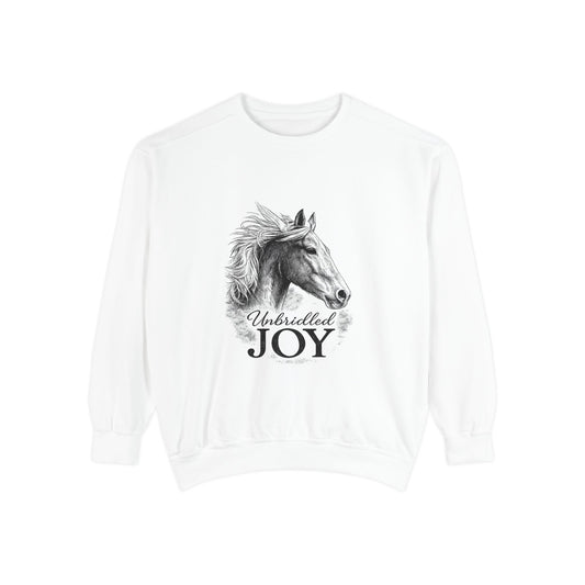 Feel  the joy - Unisex Garment-Dyed Sweatshirt